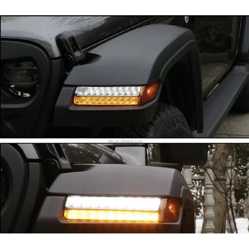 Signal Flare Kit - Premium Aluminium-Frontverbreiterungs-Kit mit Tagfahrlicht und Blinker