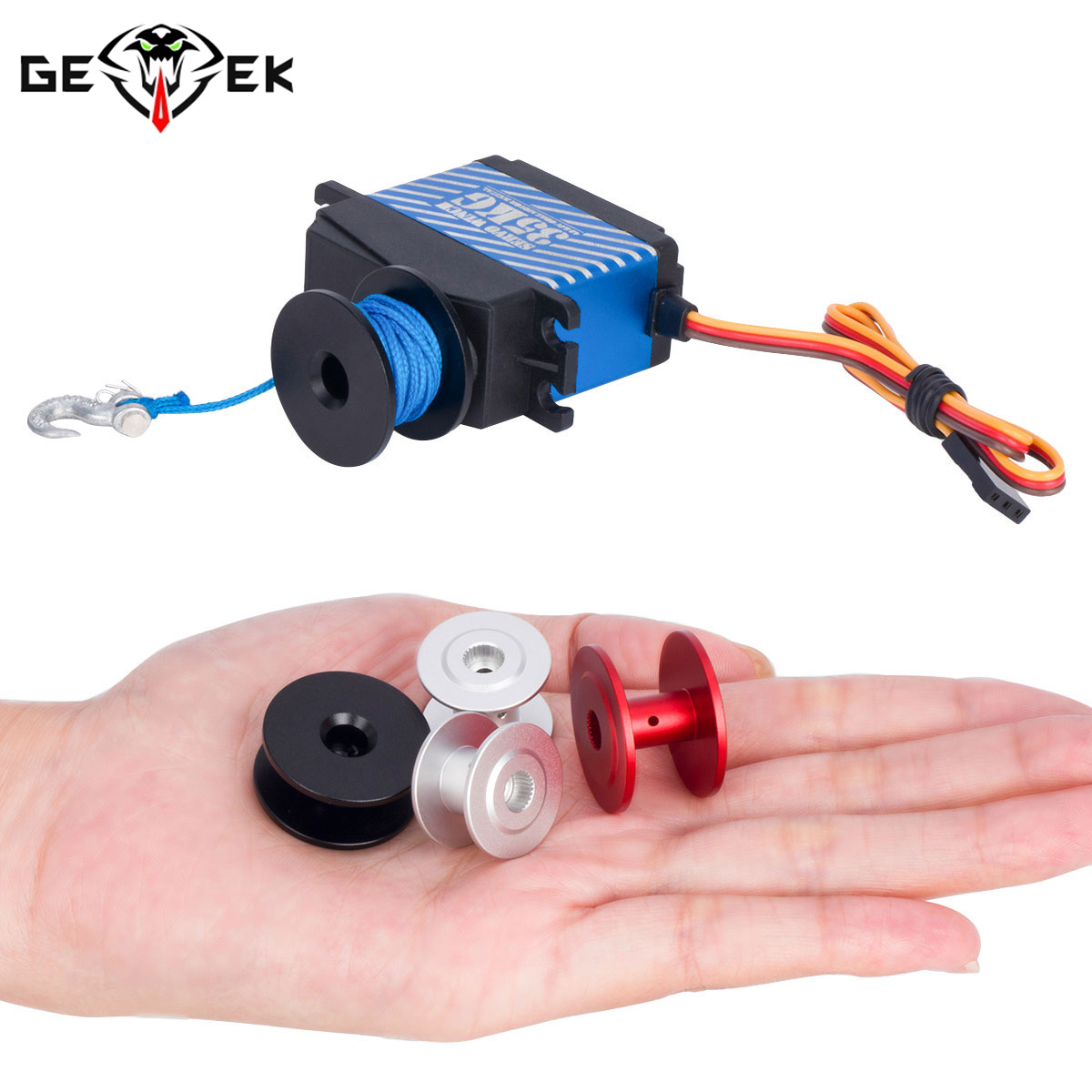 Rescue Rope Throw - 25t Lenkgetriebe Servo Winde Spule Nylon
