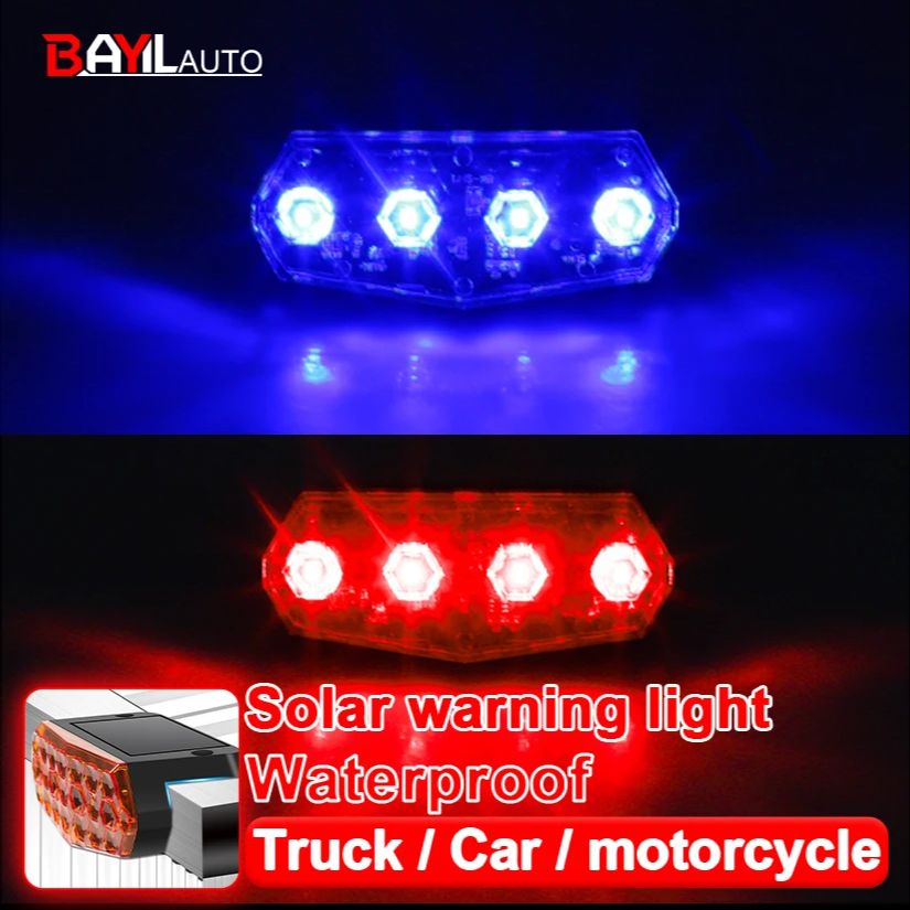 Sos Light Strobe - Neues Solarwarnlicht für LKW, Auto, Motorrad,