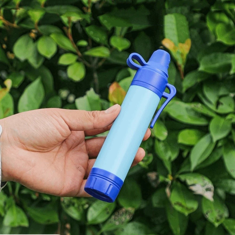 Water Purification Straw - Mini Wasserfilter-Strohhalm, Trinkwasser-Reinigungsfilter, tragbarer Wasserfilter-Strohhalm für