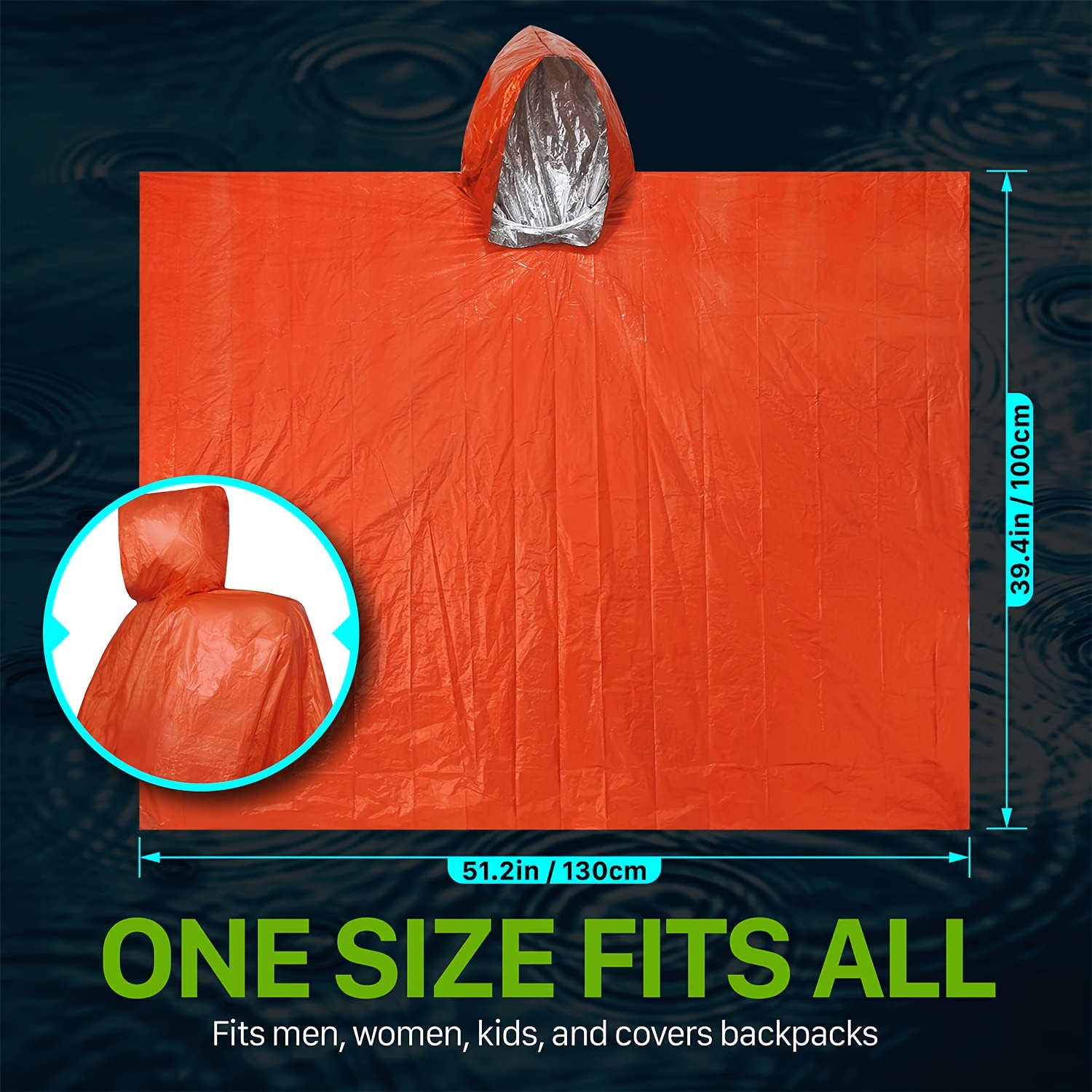 9-teiliges Notfall-Überlebenss – Bivy Bag Emergency Bewertung und Preis