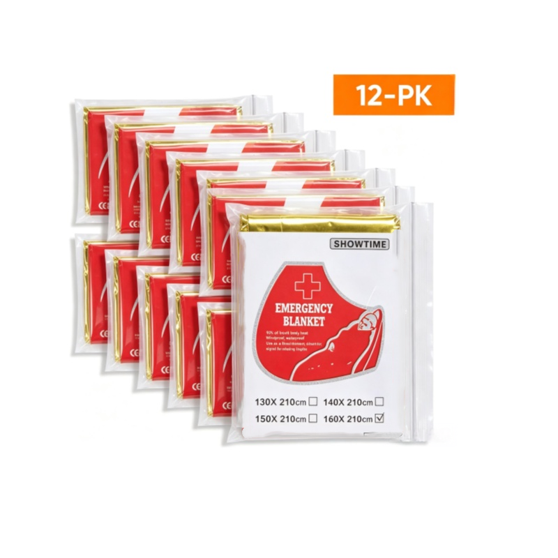 12 Stück große 160 x 210 cm gr – Survival Blanket Reflective Bewertung und Preis